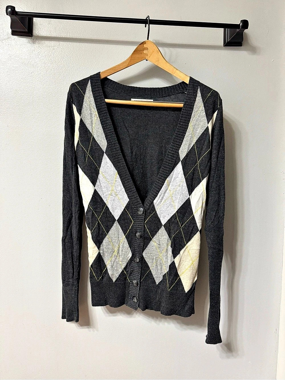 Argyle Cardigan XS